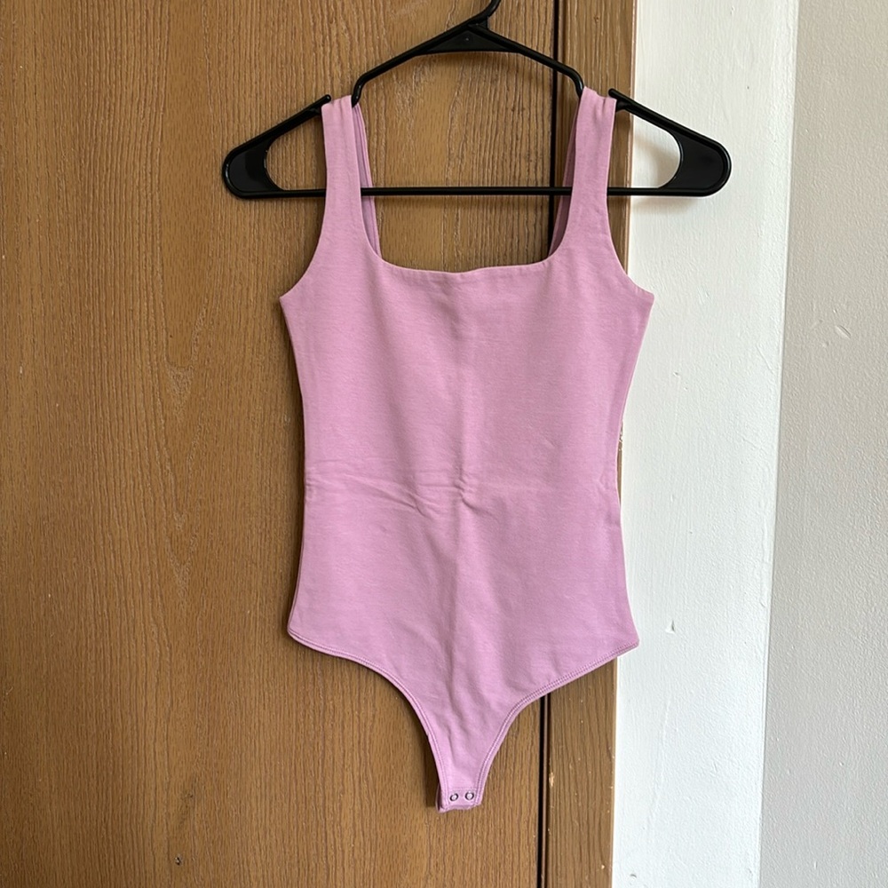 A&F Seamless Cotton Tank Bodysuit